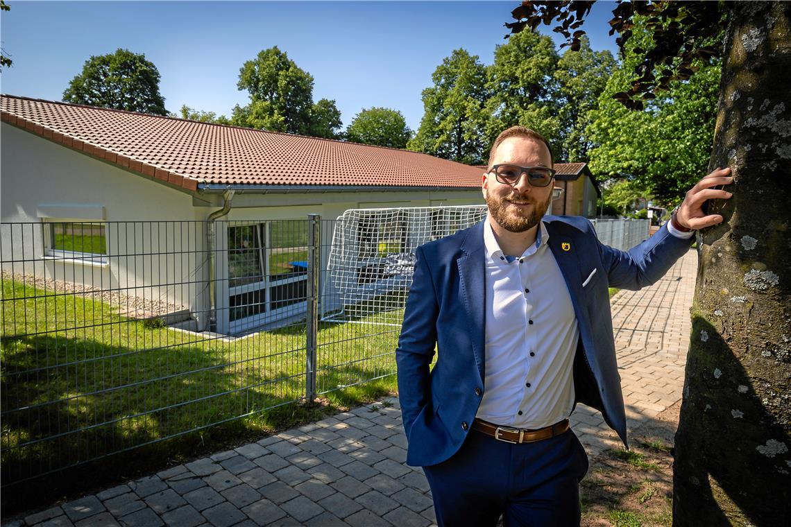 Der Anbau des Kindergartens Hohnweiler ist ein erfolgreiches Projekt in der Amtsperiode von Kai-Uwe Ernst. Foto: Alexander Becher