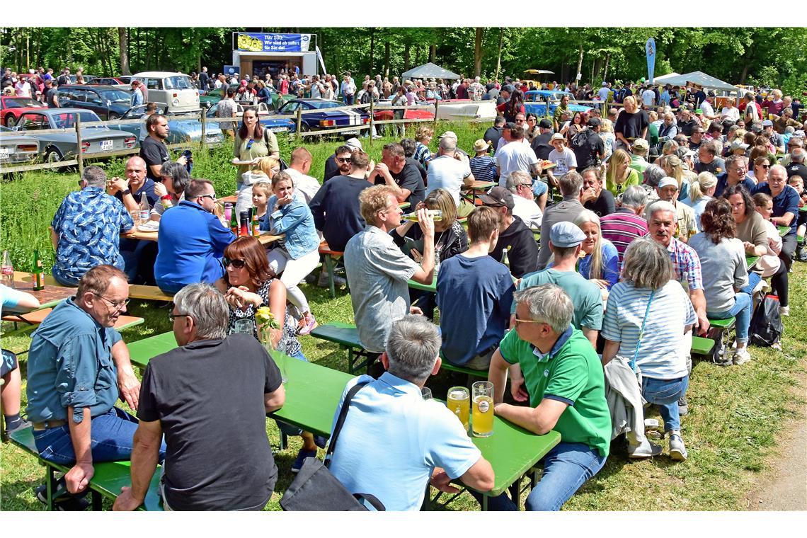 Der Andrang an diesem schönen Sonntag ist groß. 