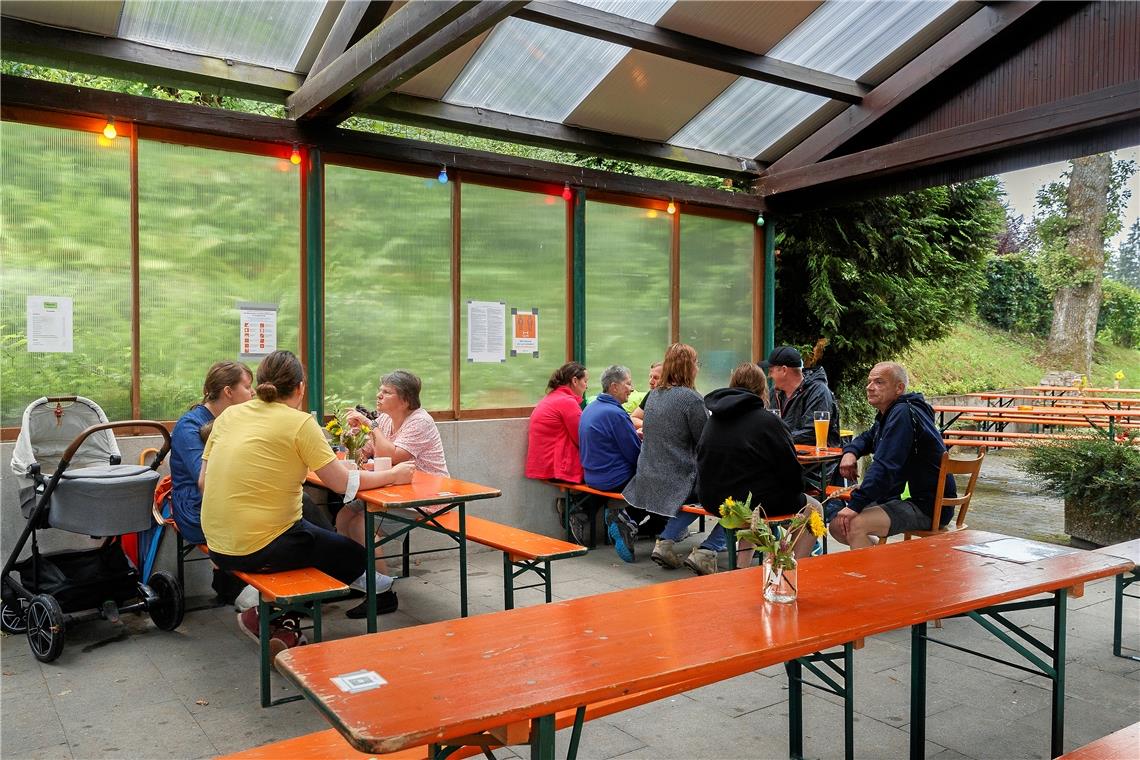 Schluchttour ist nach wie vor der Hit Der Andrang bei den Gartenfreunden Murrhardt war wegen des Regens nicht allzu groß.