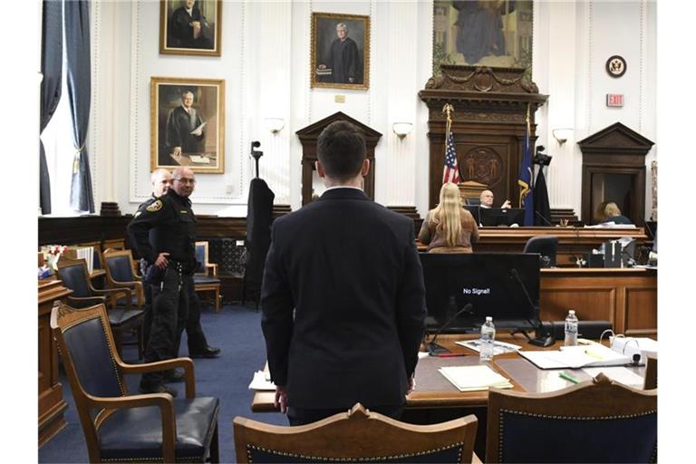 Der Angeklagte im Kenosha County Courthouse. Foto: Mark Hertzberg/Pool/Pool ZUMA Press/AP/dpa