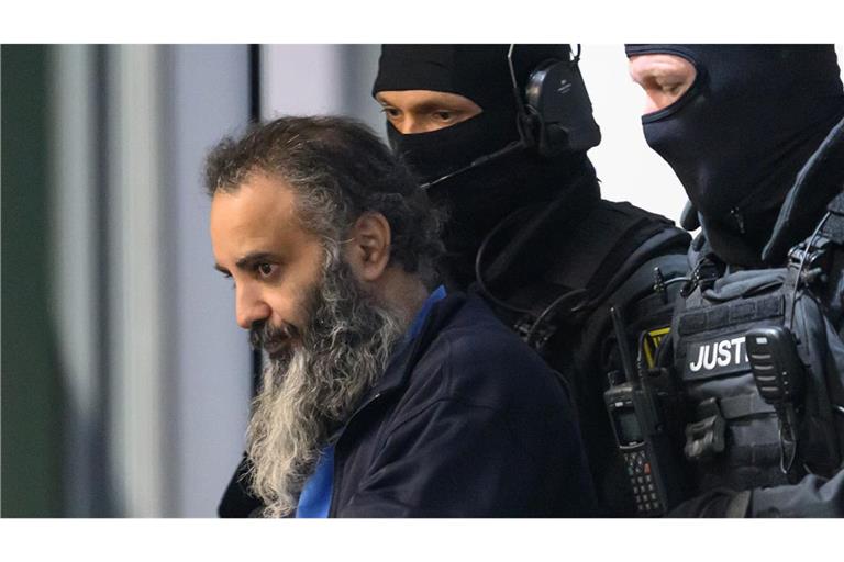 Der Angeklagte Taleb al-Abdulmohsen im Gerichtssaal