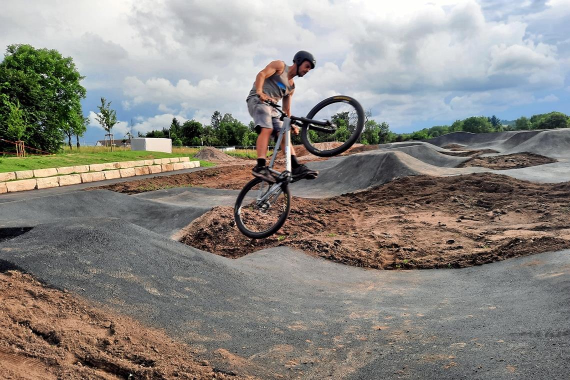 Pumptrack ist bereit für große Sprünge