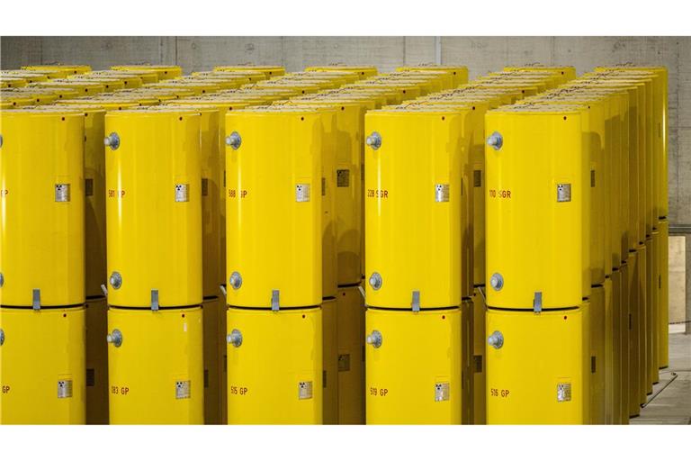 Der Atommüll soll in Castor-Behältern zum Zwischenlager transportiert werden.