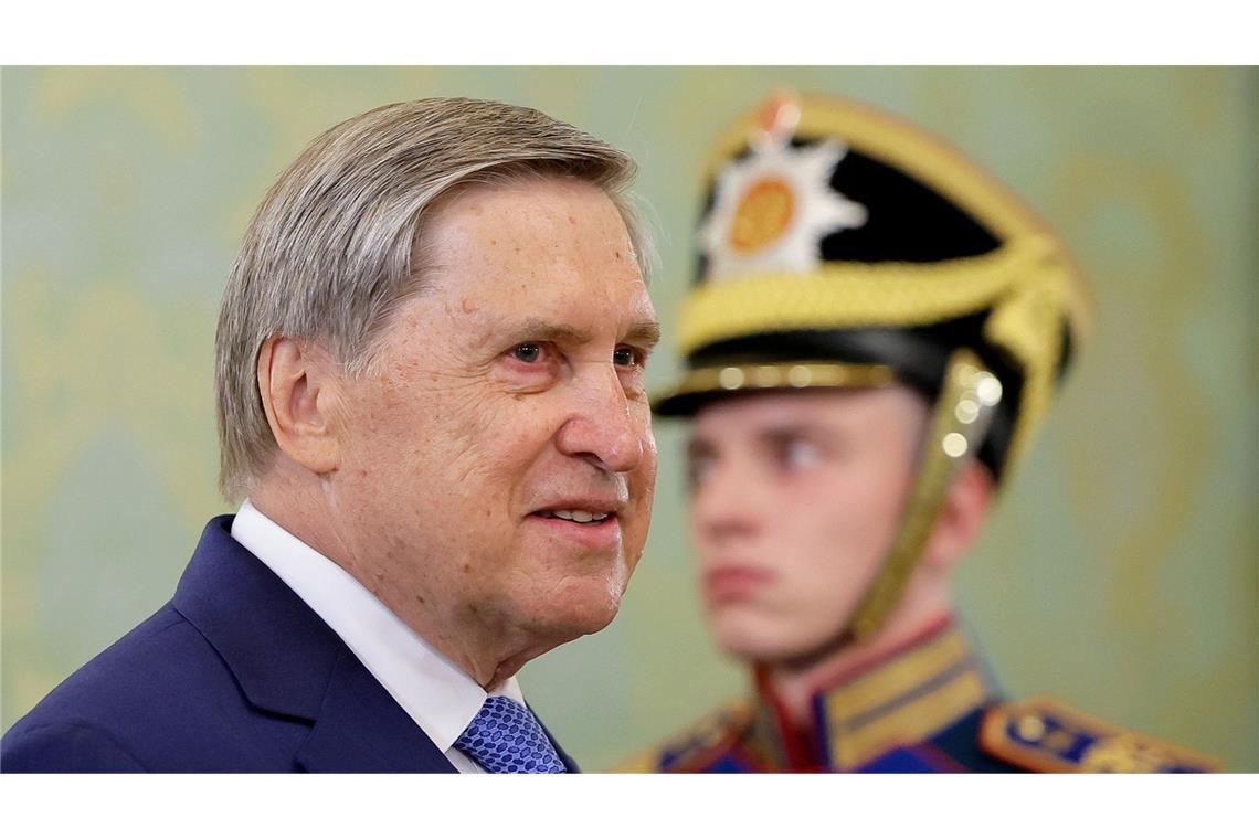 Der außenpolitische Berater von Kremlchef Wladimir Putin, Juri Uschakow, kritisiert die Initiative der Europäer zum US-Friedensplan als "nicht konstruktiv". (Archivbild)