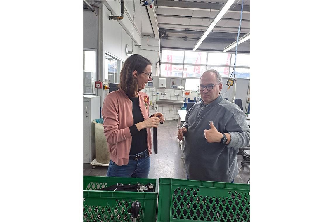 Der Austausch mit den Mitarbeitern ist Ramona Czech, ein Teil des neuen Leitungsduos, sehr wichtig. Foto: Paulienpflege