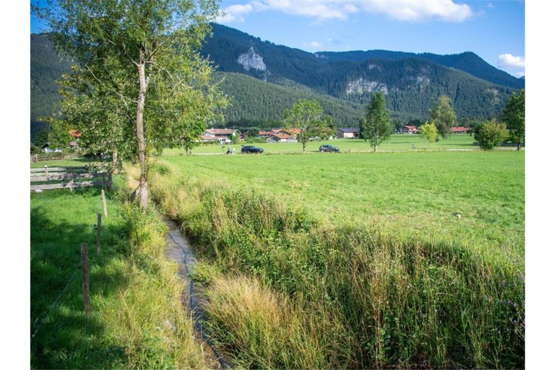 17-Jährige tot gefunden - Polizei geht von Unfall aus Der Bachlauf im Kreuther Ortsteil Scharling. Foto: Lino Mirgeler