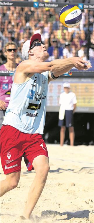 Silbermedaille
nach einem engen
Finale geholt Der Backnanger Yannick Harms kämpfte im Finale um jeden Ball. Foto: Imago