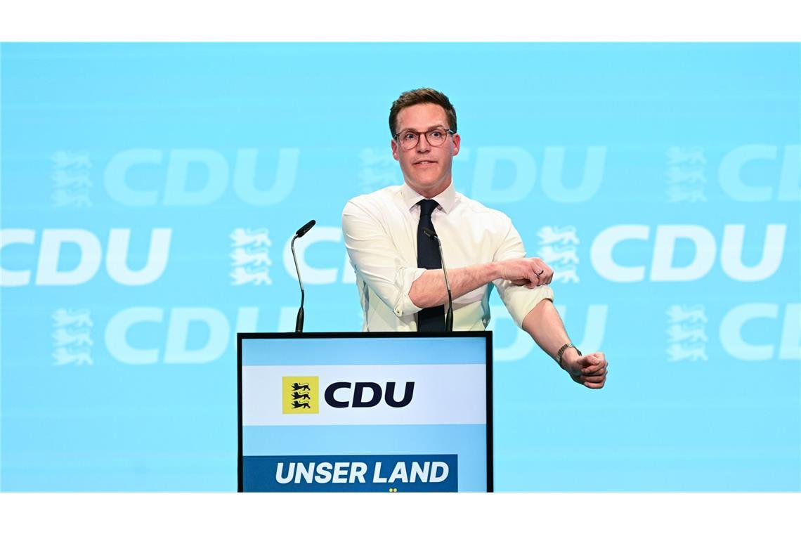 Der baden-württembergische CDU-Chef Manuel Hagel