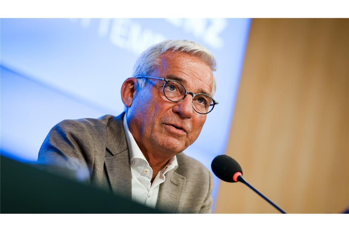 Der baden-württembergische Innenminister Thomas Strobl äußert sich zur Drohnenabwehr. (Archivbild)