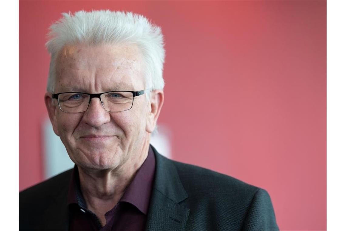 Kretschmann lobt Baerbock: „Kanzlerin für das ganze Land“ Der baden-württembergische Ministerpräsident Winfried Kretschmann in Heilbronn. Foto: Marijan Murat/dpa/archivbild
