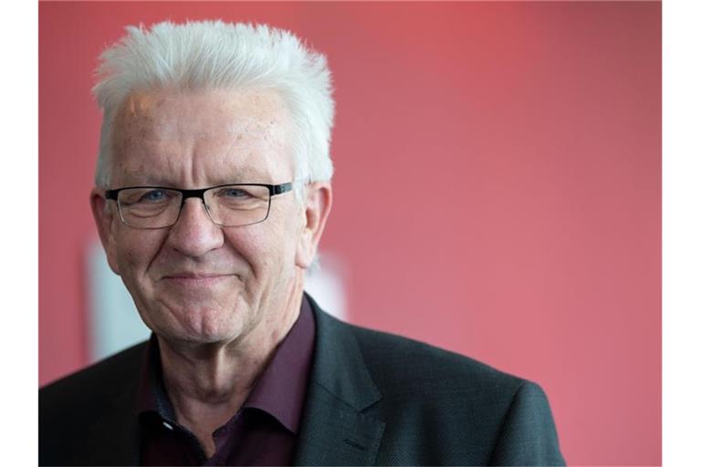 Der baden-württembergische Ministerpräsident Winfried Kretschmann in Heilbronn. Foto: Marijan Murat/dpa/archivbild
