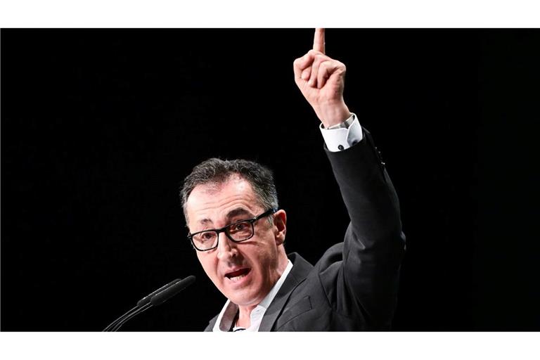 Der baden-württembergische Spitzenkandidat Cem Özdemir reagierte verschnupft.