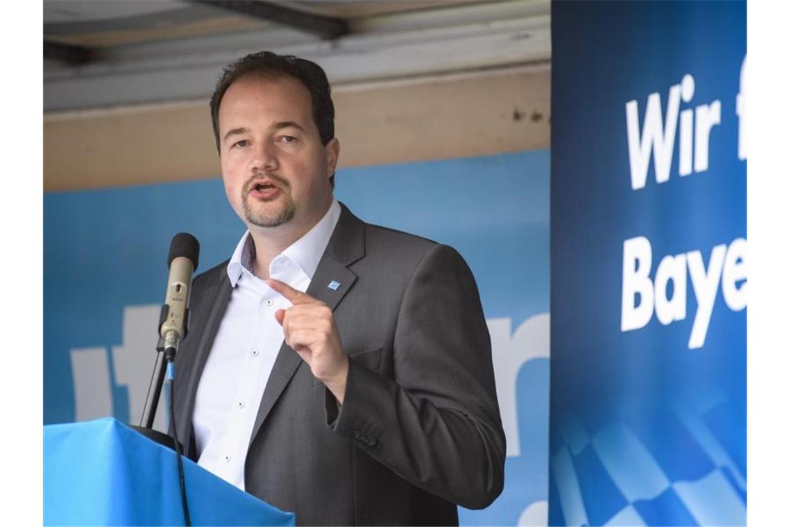 Der bayerische AfD-Landeschef Martin Sichert kandidiert erneut. Foto: Matthias Balk