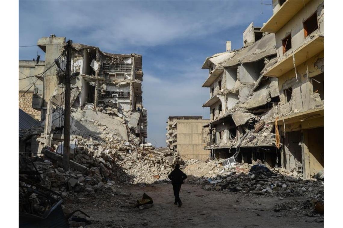 Der Beginn des Syrien-Kriegs hatte sich bereits zum 9. Mal gejährt. Foto: Moawia Atrash/ZUMA Wire/dpa