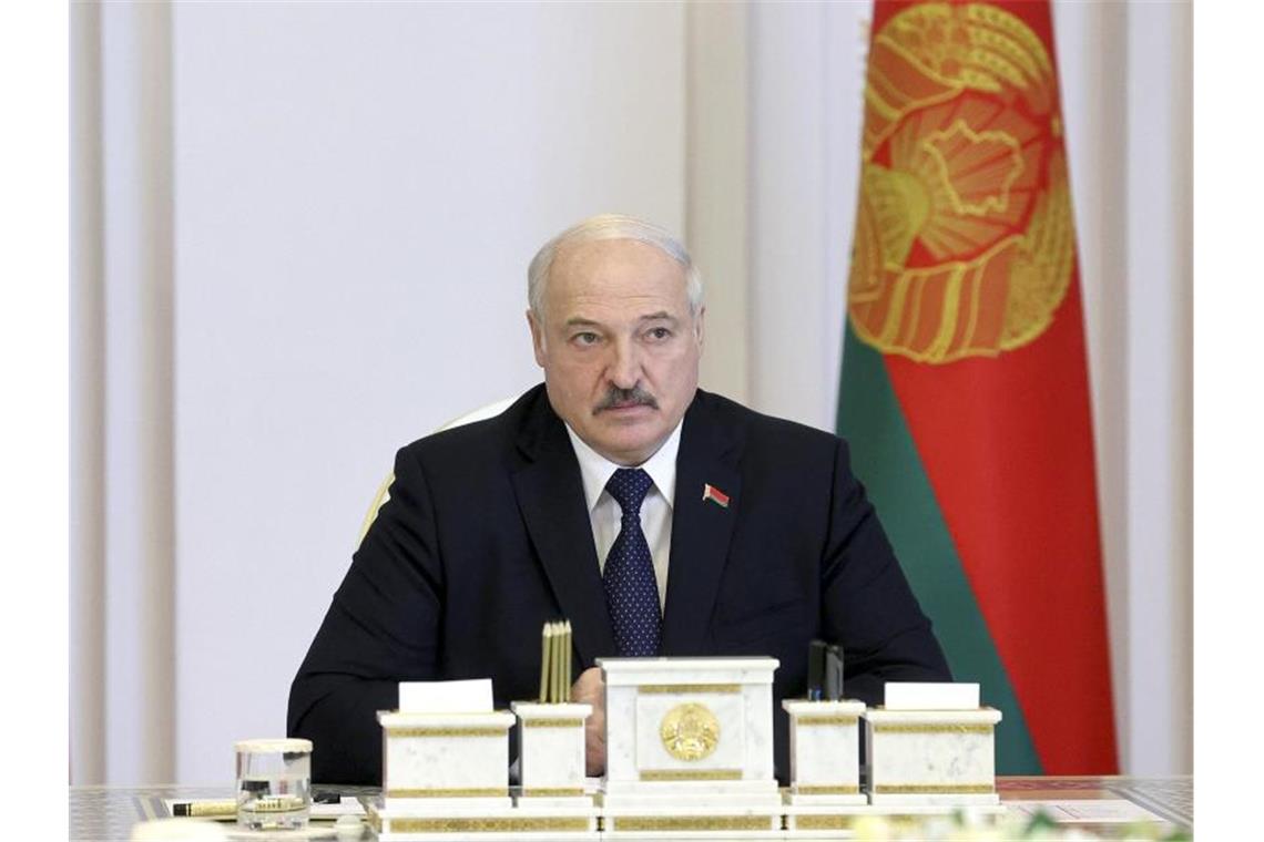 Der belarussische Machthaber Alexander Lukaschenko. Foto: Nikolay Petrov/BelTA/AP/dpa