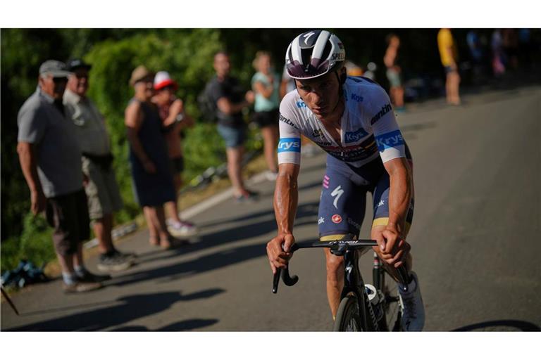 Der Belgier Remco Evenepoel musste bei der Tour aufgeben.
