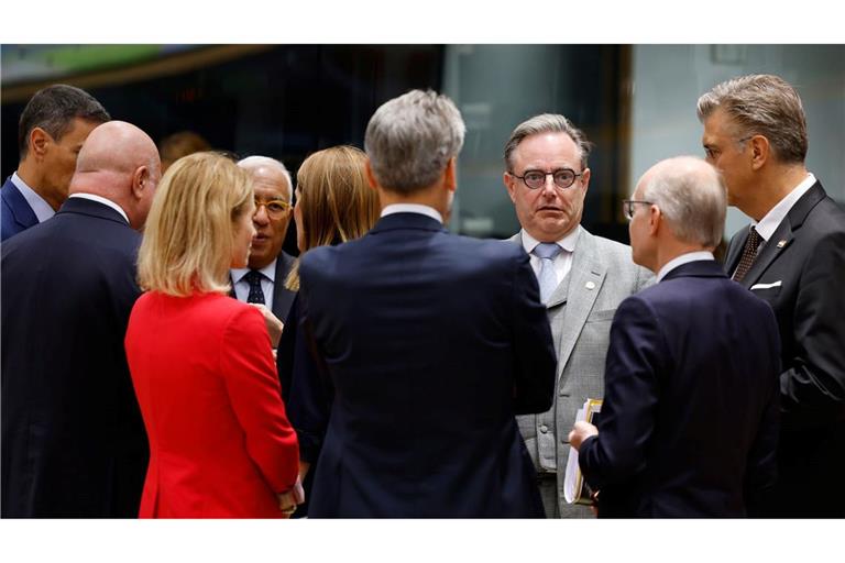 Der belgische Premierminister Bart De Wever forderte beim Gipfel Sicherheiten und gab letztlich auch sein OK.