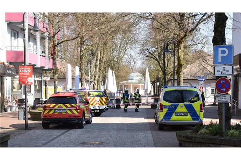 Der Bereich bleibt zunächst abgesperrt.