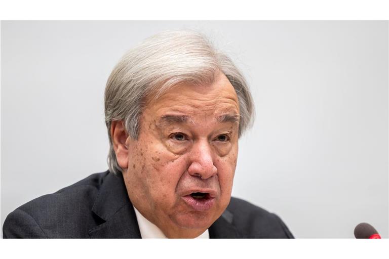 Der Bericht wurde vom Generalsekretariat des UN-Chefs António Guterres verfasst (Archivbild).