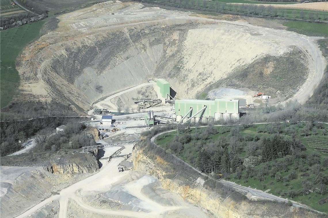 Steinbrucherweiterung noch im Blick