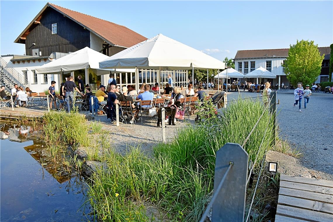 Der Biergarten im Hofgut Hagenbach in Backnang hat erst im Juni diesen Jahres seine Pforten geöffnet.