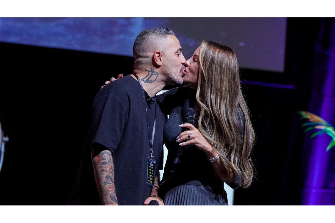 Der "Bild" sagte Anna-Maria Ferchichi über ihre Ehe mit Bushido: "Wir gehören doch zusammen" (Archivbild).