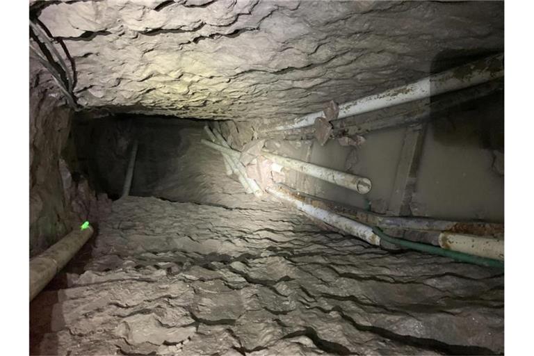 Der bisher längste bekannte illegale Tunnel aus Mexiko in die USA: Der Tunnel beginnt in einer Industriezone der mexikanischen Grenzstadt Tijuana. Foto: Uncredited/Drug Enforcement Administration/AP/dpa
