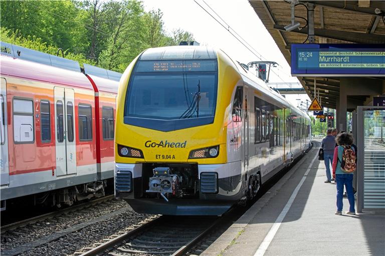Der bisher unbekannte mutmaßliche Täter war in einem Regionalzug von Murrhardt nach Backnang unterwegs. Symbolfoto: Alexander Becher