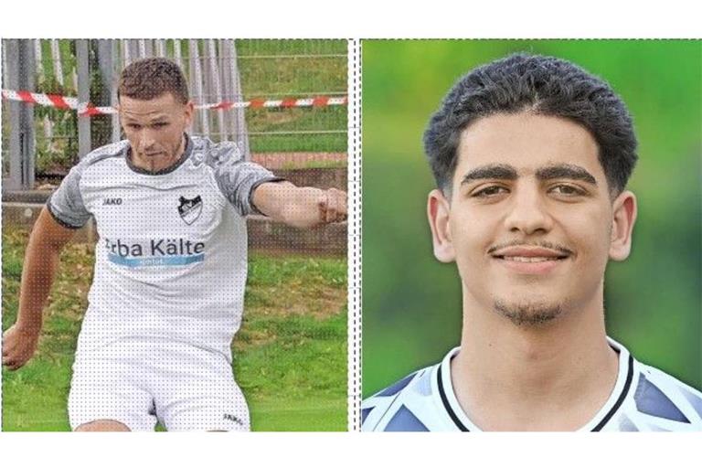 Der Bonlandener Marcel Fritz und der Botnanger Marouan Abarriche