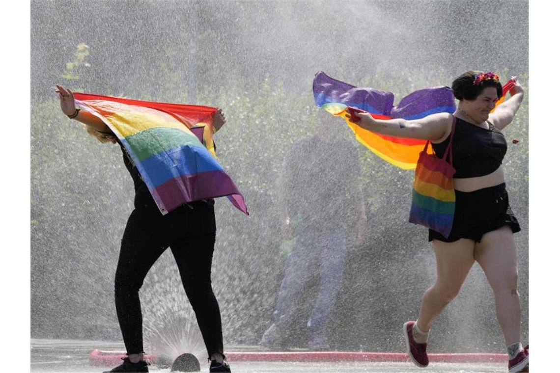 Der Brief der Staats- und Regierungschefs erwähnt als Anlass den International Lesbian Gay Bisexual and Transgender Pride Day am 28. Juni. Foto: Czarek Sokolowski/AP/dpa
