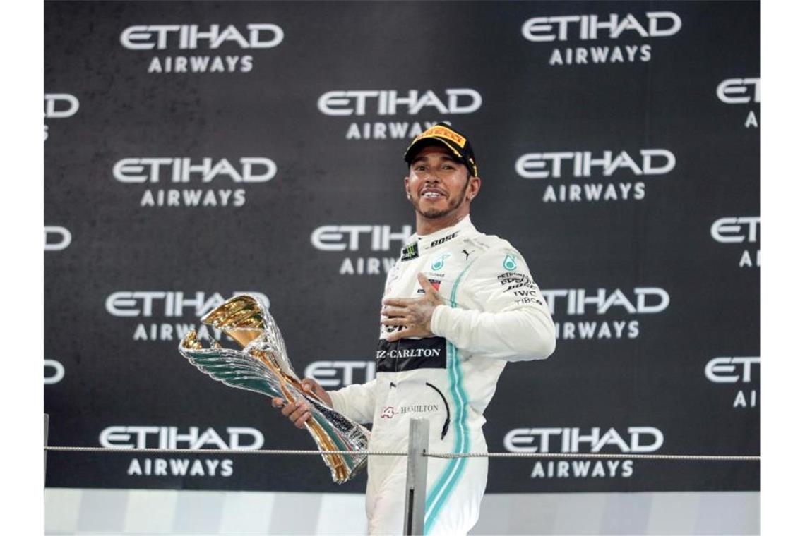 Chronologie des Sports im Jahr 2019 - Teil 4 Der Brite Lewis Hamilton sicherte sich seinen sechsten WM-Titel in der Formel 1. Foto: -/Photo4/Lapresse via ZUMA Press/dpa