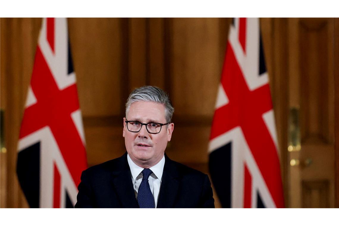 Der britische Premier Keir Starmer will Medienberichten zufolge die Anerkennung eines Staats Palästina verkünden. (Archivfoto)