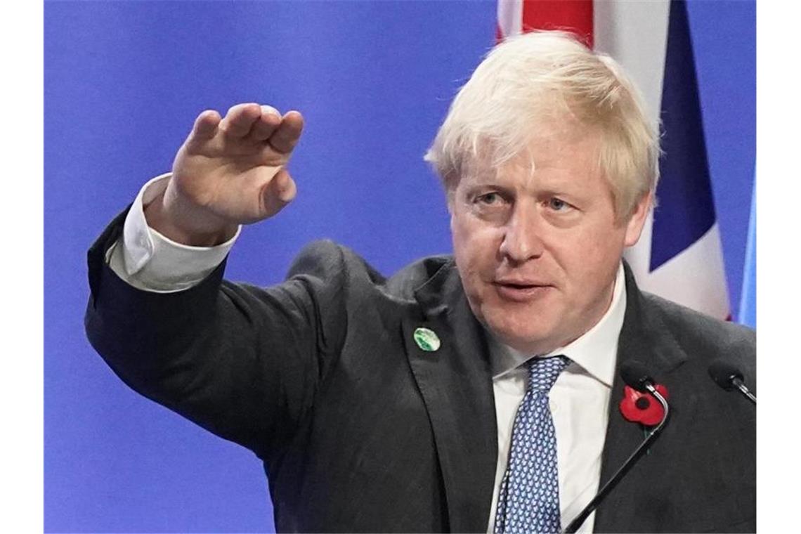 Der britische Premierminister Boris Johnson. Foto: Stefan Rousseau/PA Wire/dpa