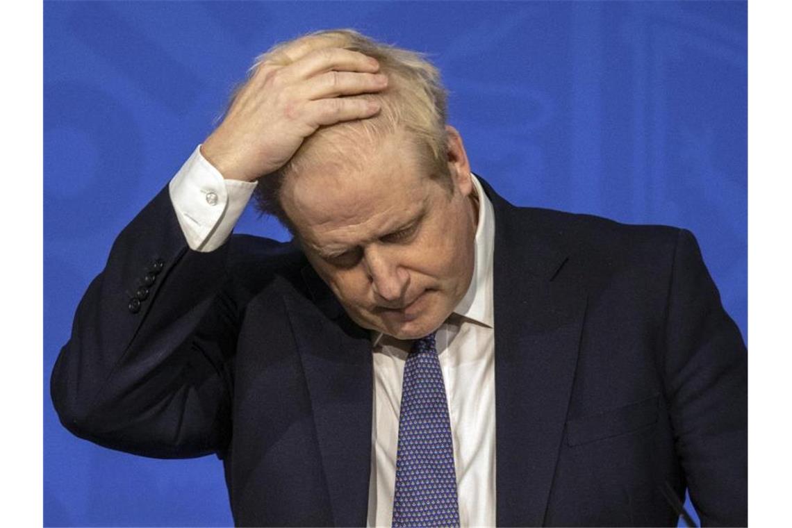 Der britische Premierminister Boris Johnson steht seit Wochen erheblich unter Druck. Foto: Jack Hill/The Times/PA Wire/dpa