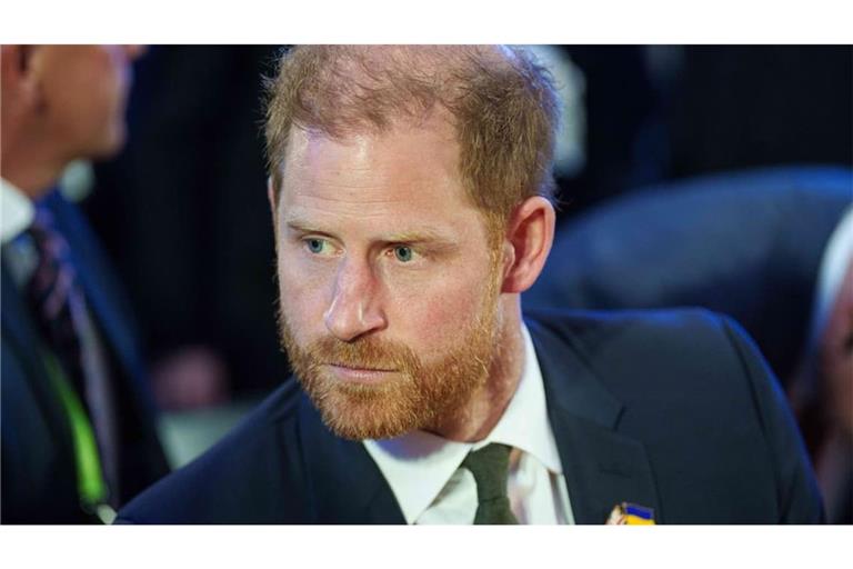 Der britische Prinz Harry beim Sicherheitsforum in der ukrainischen Hauptstadt.
