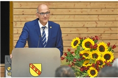 Der Bürgerempfang in Oppenweiler kommende Woche wird Bühlers letzter Empfang in leitender Funktion sein. Archivfoto: Tobias Sellmaier