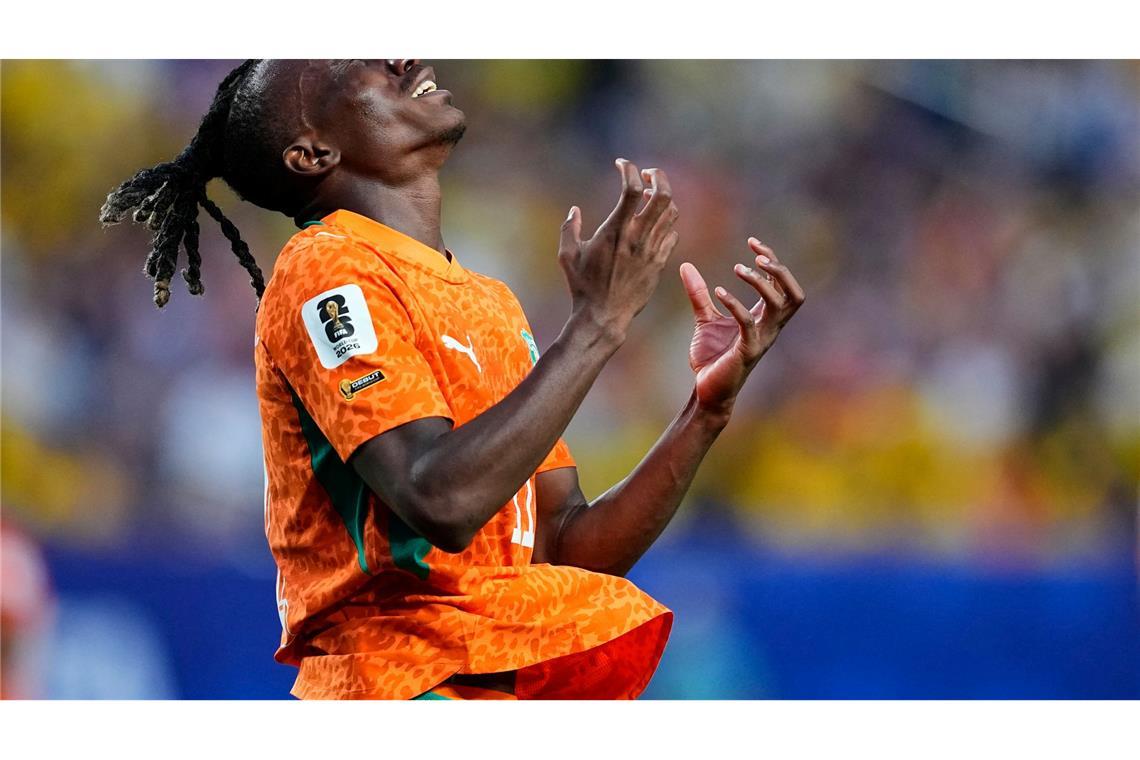Der Bundesliga-Star im Team der Elfenbeinküste, den es zu stoppen gibt: Yan Diomande.
