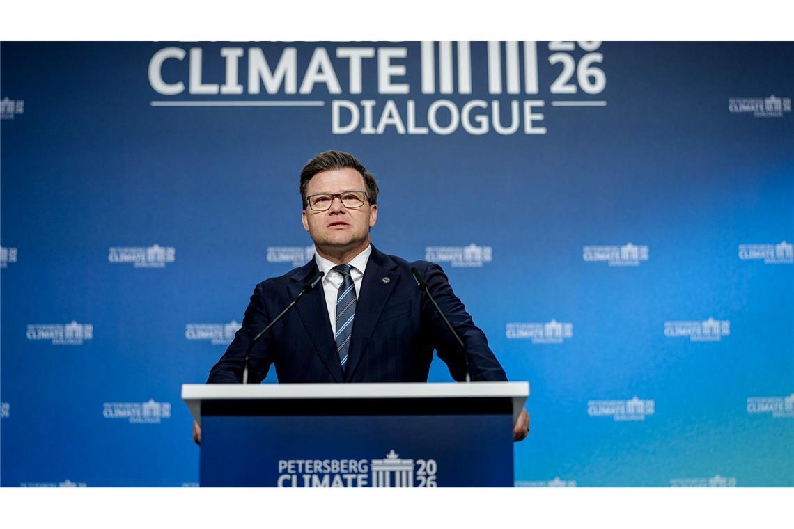 Der Bundesumweltminister setzt auf erneuerbare Energien.