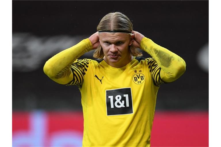 Der BVB muss weiter auf seinen Topstürmer Erling Haaland verzichten. Foto: Arne Dedert/dpa