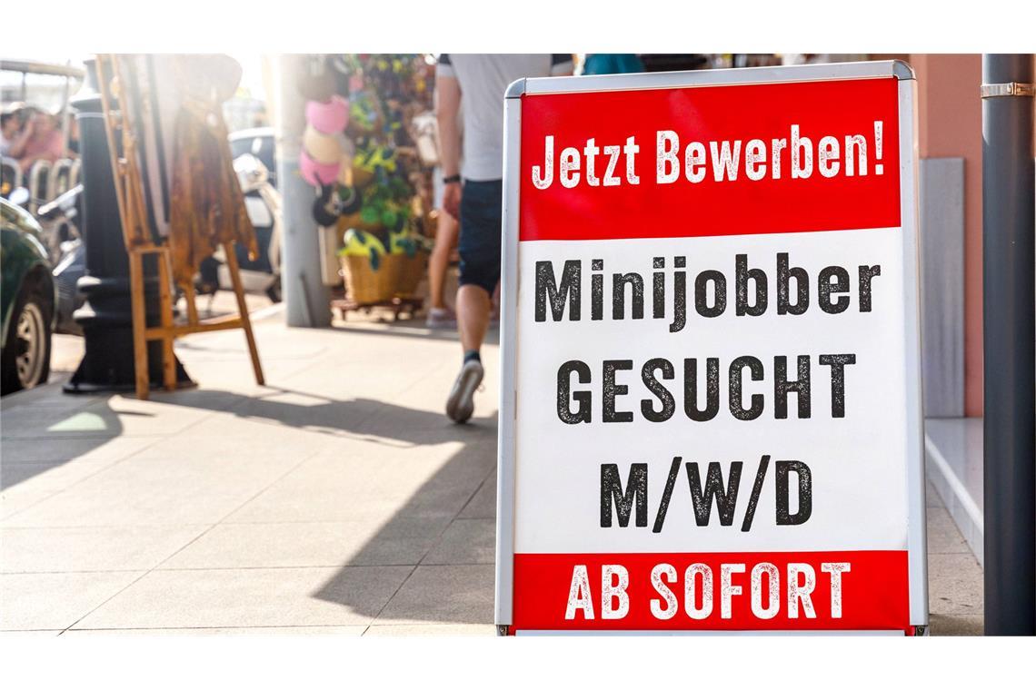 Der CDU-Politiker Nacke bezeichnet das bestehende Minijob-System als „Parallelwelt der Arbeit“. (Symbolbild)