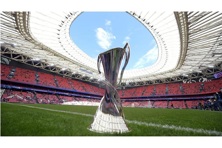 Der Champions-League-Pokal der Fußball-Frauen ist wieder da. (Archivbild)