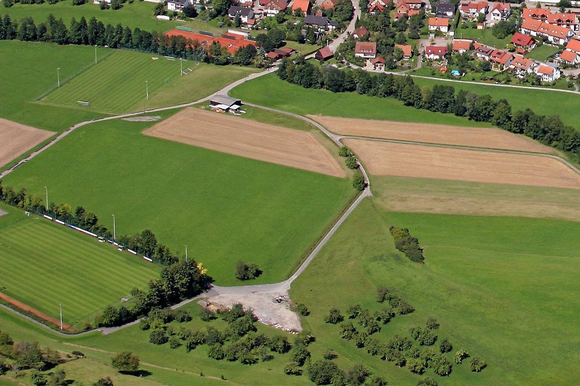 Der Chillplatz soll am ehemaligen Bauhoflagerplatz östlich des Vereinsgeländes des TSV Lippoldsweiler entstehen. Archivfoto: Florian Muhl