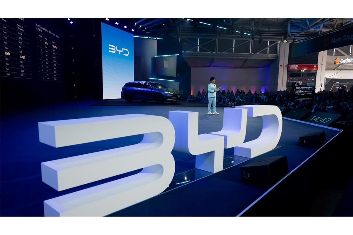 Der chinesische Hersteller BYD drängt nach Europa und Deutschland. (Archivbild)