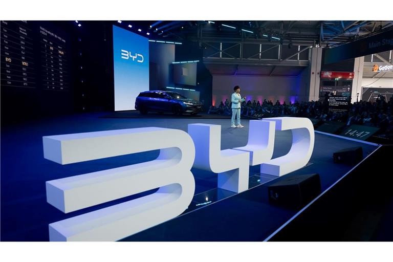 Der chinesische Hersteller BYD drängt nach Europa und Deutschland. (Archivbild)