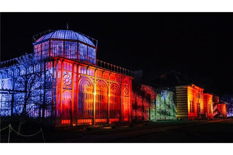Der Christmas Garden wird ab Mitte November die Wilhelma wieder in magisches Licht tauchen.