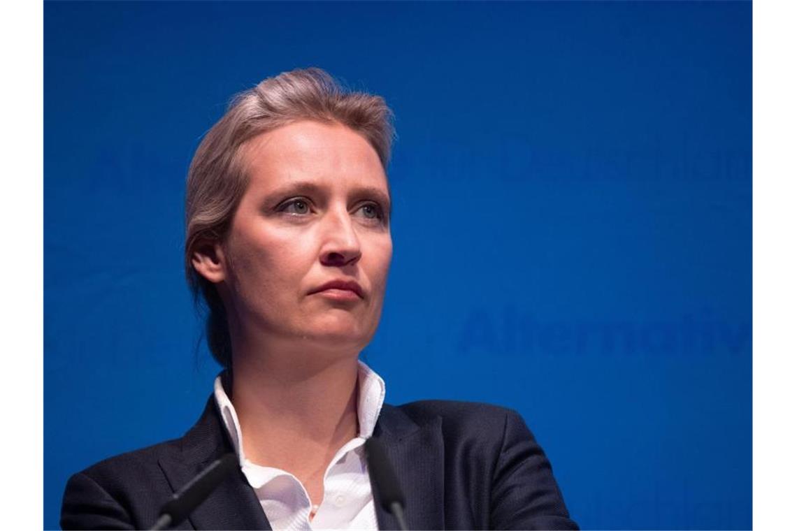 Der Corona-Kurs vom AfD-Fraktionsvorsitzenden im Bundestag, Alice Weidel, eckt bei vielen an. Foto: Marijan Murat/dpa