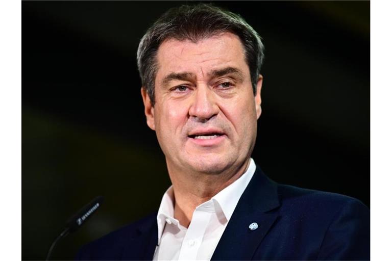 Der CSU-Vorsitzende Markus Söder ist enttäuscht vom Ergebnis der Bundestagswahl. Foto: Fabian Sommer/dpa