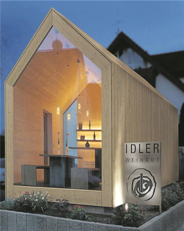 „Architektur schafft Lebensqualität“ Der Degustationsraum des Weinguts Idler in Weinstadt-Strümpfelbach wirkt „schlicht wie eine Klosterklause“. Foto: Rolf Manz