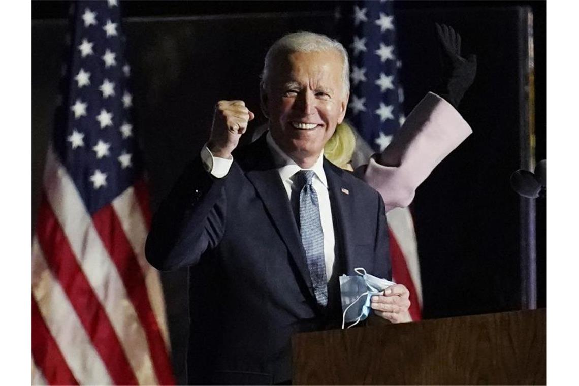 Stoch zur Wahl von Biden: „Drama hat nun ein Ende!“ Der Demokrat Joe Biden hat die Präsidentschaftswahl in den USA gewonnen. Foto: Paul Sancya/AP/dpa/Archivbild