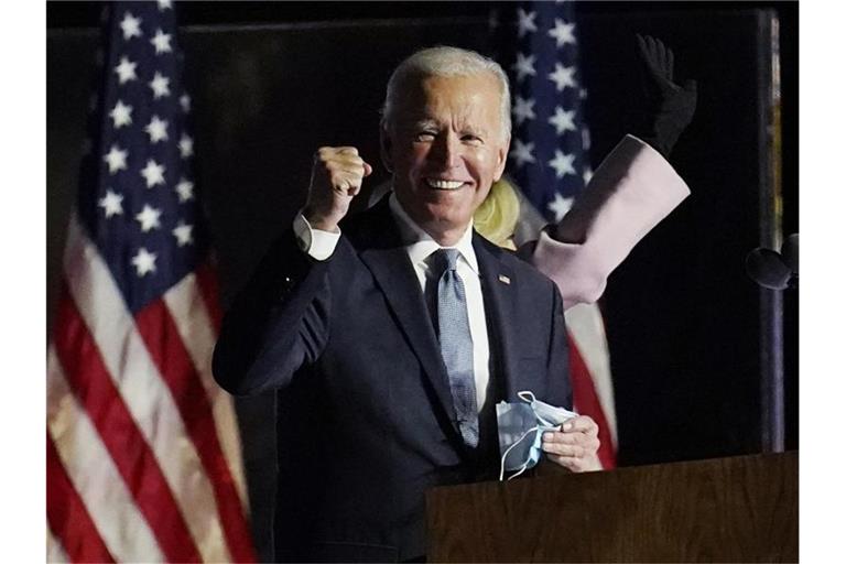 Der Demokrat Joe Biden hat die Präsidentschaftswahl in den USA gewonnen. Foto: Paul Sancya/AP/dpa/Archivbild
